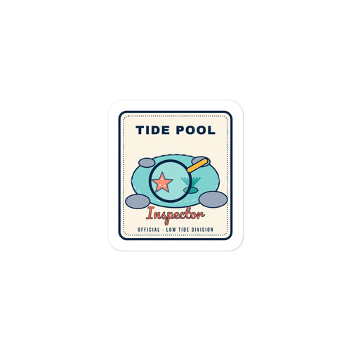 Tide Pool Inspector Sticker