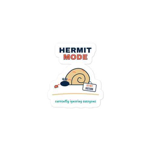 Hermit Mode Crab Sticker