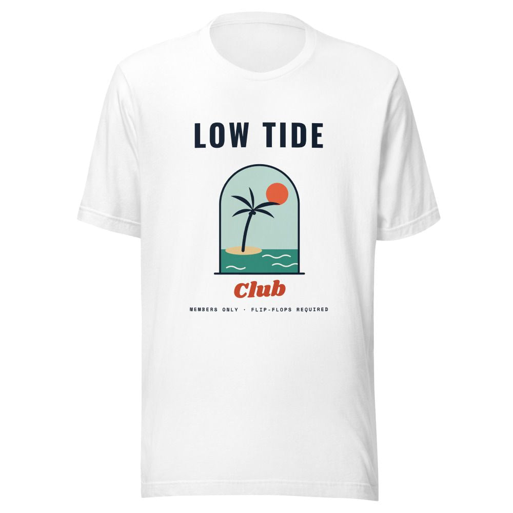 Low Tide Club Palm Tree T-Shirt - White
