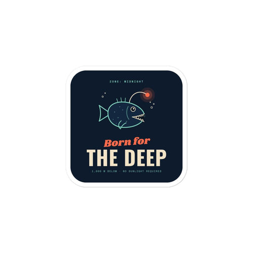 Born for the Deep Anglerfish Sticker
