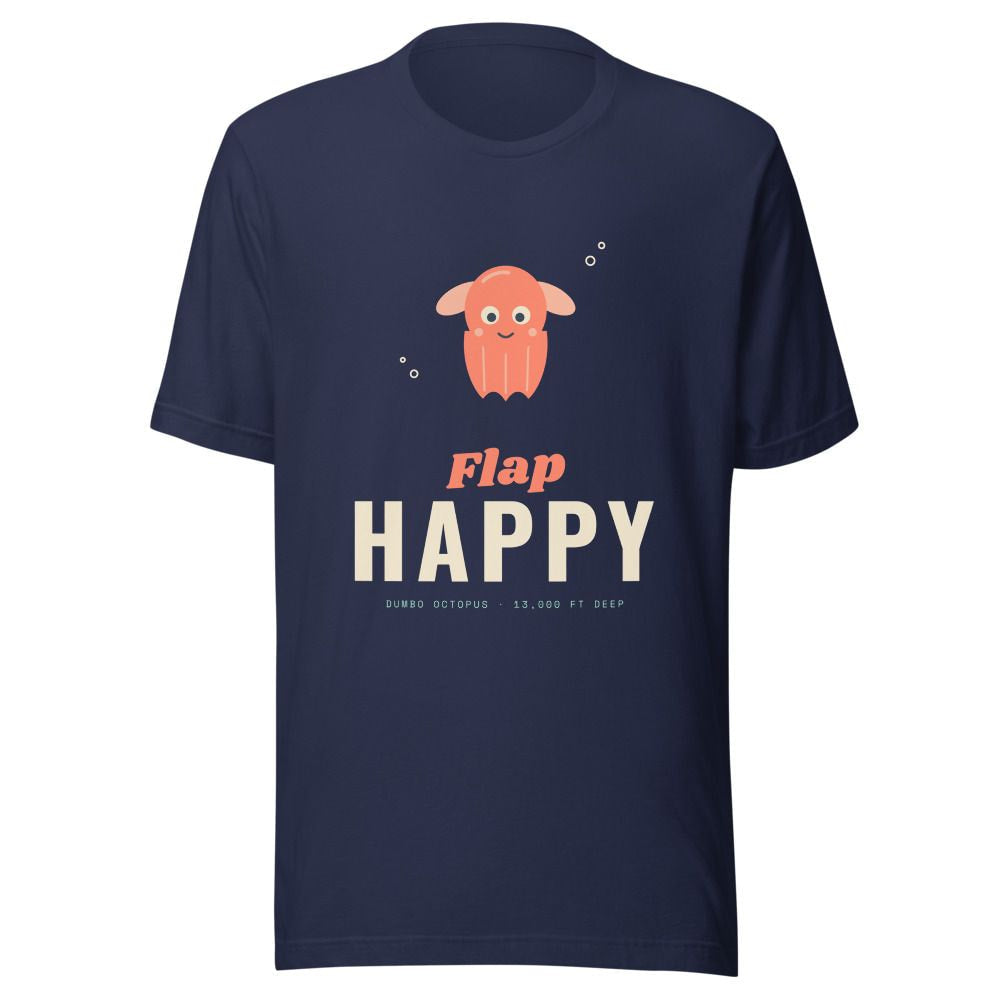 Flap Happy Dumbo Octopus T-Shirt - Navy
