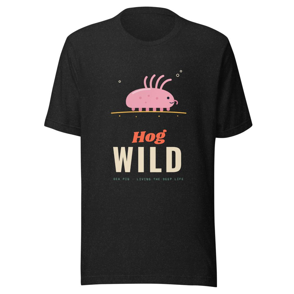 Hog Wild Sea Pig T-Shirt - Black Heather