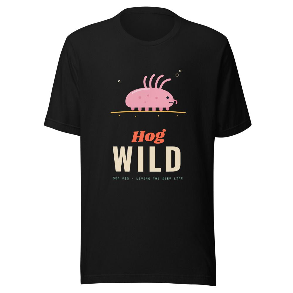 Hog Wild Sea Pig T-Shirt - Black