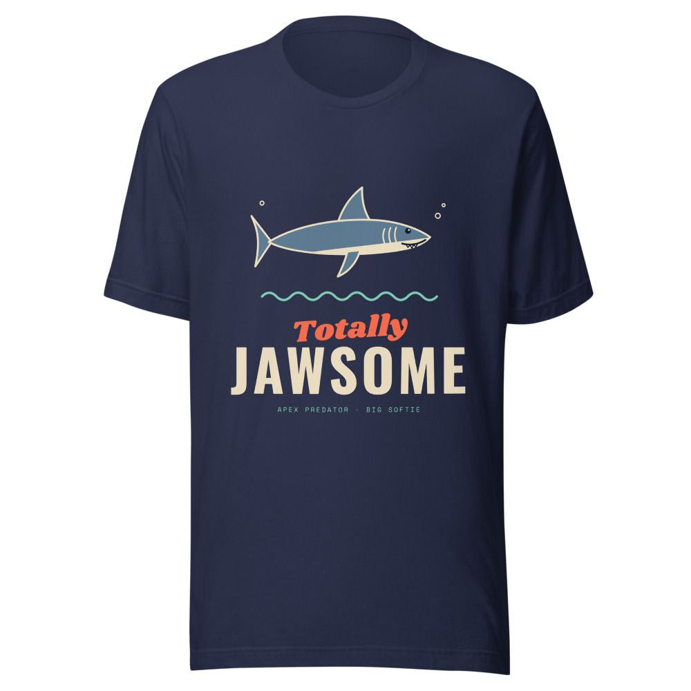 Totally Jawsome Shark T-Shirt - Navy