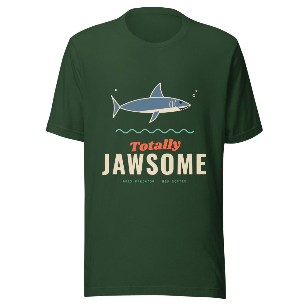 Totally Jawsome Shark T-Shirt - Forest