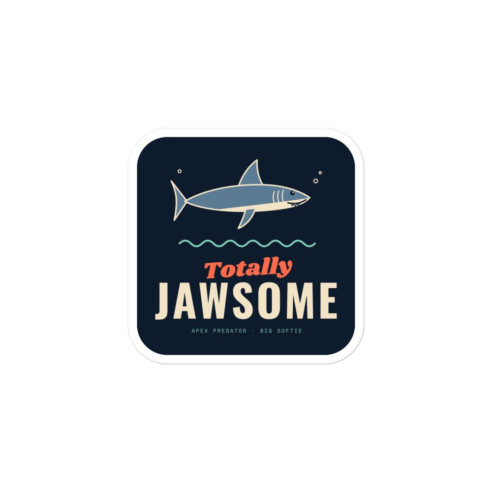 Totally Jawsome Shark Sticker